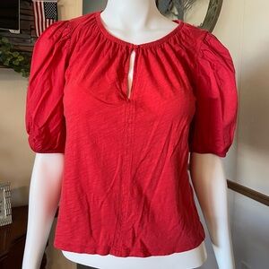Old Navy Top Size Tshirt Feel Puff Sleeve Peasant Boho Blouse Soft